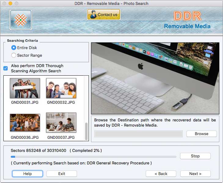 Screenshot of Flash Drive Repair Mac