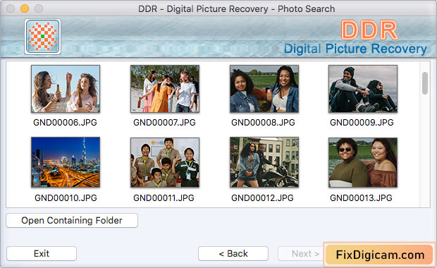 Data Doctor Recovery Digital Pictures for Mac