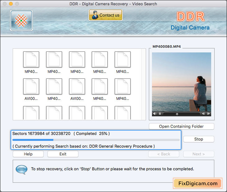 DDR Digital Camera Recovery for Mac