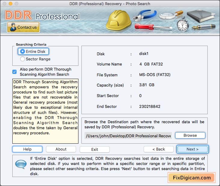 Data Doctor Recovery Professional for Mac